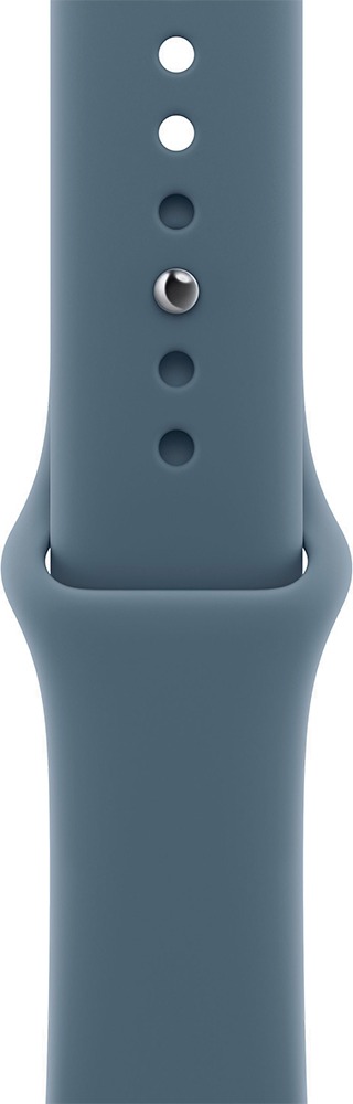 Умные часы Apple Watch SE 3 40 мм, GPS, Midnight Aluminium Case with Anchor Blue Sport Band, Полуночный черный/Синий детальное изображение - 3