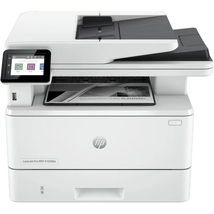 МФУ HP LaserJet Pro 4103fdw, 2Z629A, Белый №1