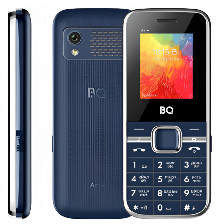 Мобильный телефон BQ 1868 Art+, 32 Мб, Синий, Mini SIM + Nano SIM  №2