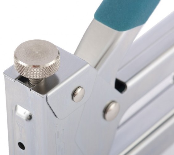 Скобозабиватель ручной GROSS 4-14 мм степлер мебельный регулируемый (handwerker), сталь 41000 детальное изображение - 3