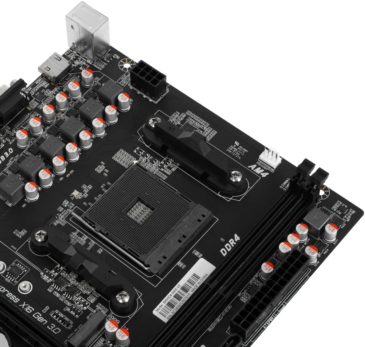 Материнская плата AFOX B450D4-MA5-V2 детальное изображение - 4