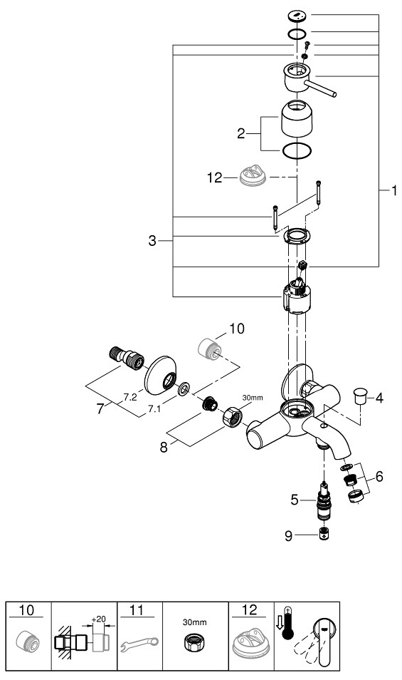 Смеситель Grohe Start Classic 23787000 детальное изображение - 3