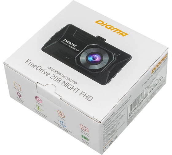 Видеорегистратор DIGMA GP6248A FreeDrive 208 Night FHD,1920x1080 Full HD dpi, MicroSD, 32 ГБ, Черный детальное изображение - 10