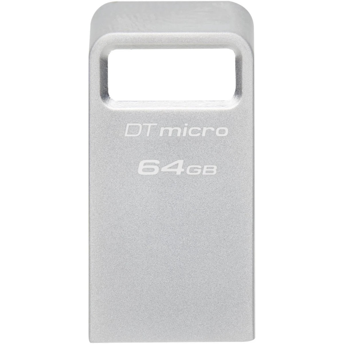 USB Flash накопитель Kingston DataTraveler Micro G2 (DTMC3G2/64 ГБ) 64 ГБ, серебряный детальное изображение - 2