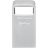 USB Flash накопитель Kingston DataTraveler Micro G2 (DTMC3G2/64 ГБ) 64 ГБ, серебряный вариант - 2
