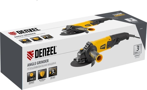 Угловая шлифовальная машина DENZEL AG125-1100A 26908, 125 мм, 3000-11000 об/мин, 1100 Вт детальное изображение - 13