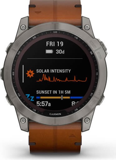 Смарт-часы Garmin Fenix 7X Sapphire Solar, 51 мм, Коричневый детальное изображение - 2