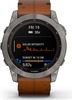 Смарт-часы Garmin Fenix 7X Sapphire Solar, 51 мм, Коричневый вариант - 2