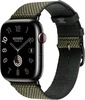 Смарт-часы Apple Watch Hermes Series 9 Vert/Noir, 41 мм, Зеленый, Toile H Single Tour вариант - 1