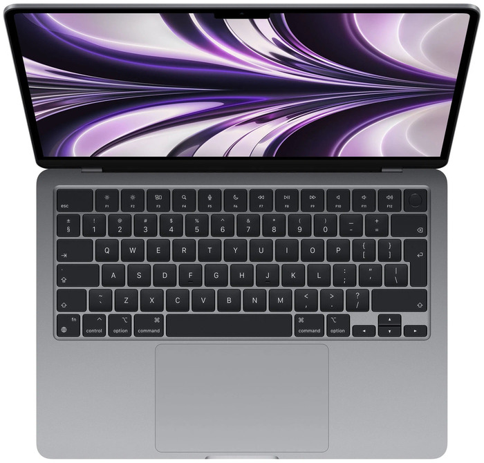 Ноутбук Apple MacBook Air 13 2022, RAM 8 ГБ, Серый Космос, SSD 512 ГБ, Apple graphics 10-core №2
