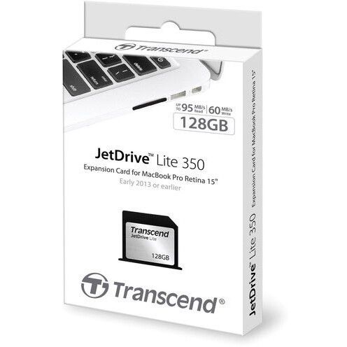 Карта памяти Transcend JetDrive Lite 350 SD (TS128GJDL350), 128 Гб детальное изображение - 2