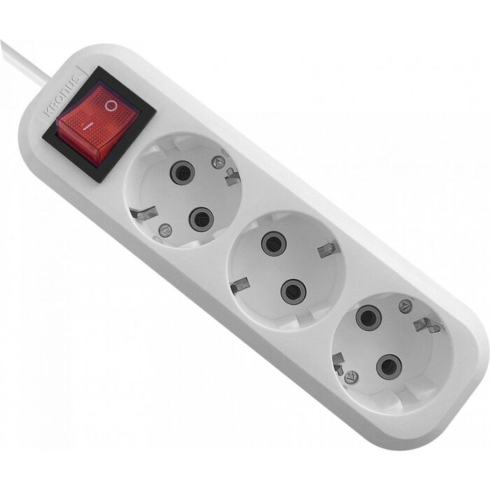 Сетевой удлинитель KRONUS KRS-04-0006, 1.5 м, Белый №2