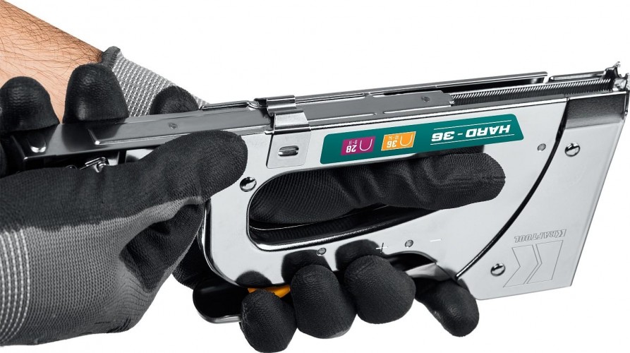 Скобозабиватель ручной KRAFTOOL 3186 кабельный рессорный тип 36(10-14мм)/28, ha детальное изображение - 4