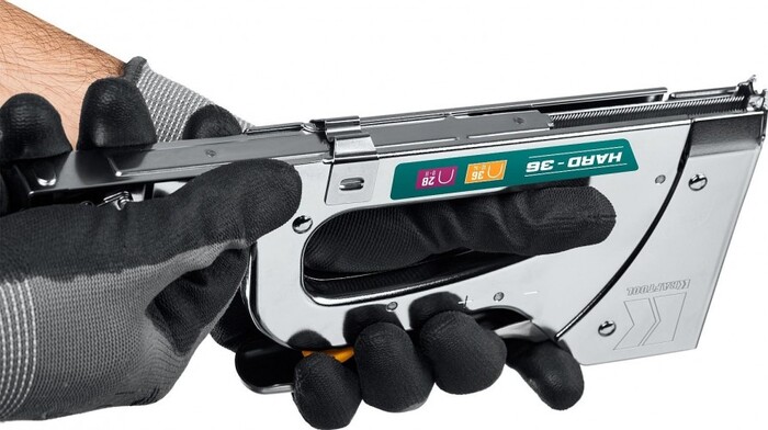 Скобозабиватель ручной KRAFTOOL 3186 кабельный рессорный тип 36(10-14мм)/28, ha №4