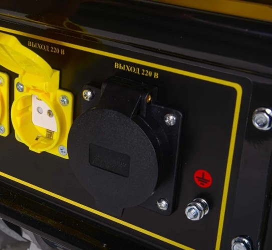 Генератор бензиновый EUROLUX G9500A 64/1/81, 7.5 кВт, Желтый детальное изображение - 4