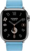 Смарт-часы Apple Watch Hermes Series 9 Céleste, 45 мм, Голубой, Swift Leather Single Tour вариант - 2
