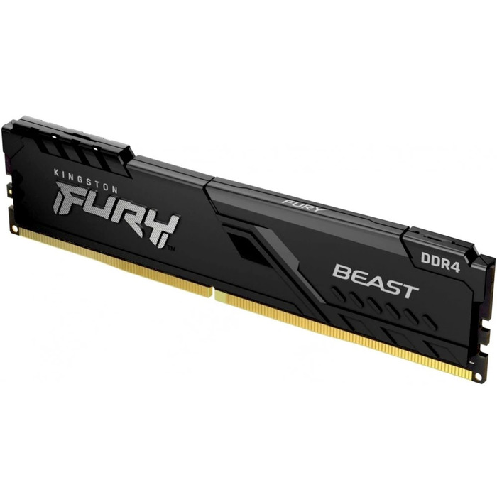 Оперативная память Kingston Fury Beast Black DDR4 3600MHz, KF436C17BB/8, 8 Гб №1
