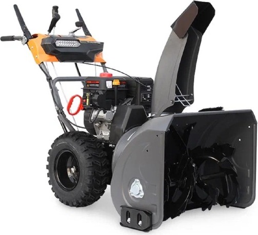Снегоуборщик бензиновый VILLARTEC WB9071E, 9 л.с., 6500 Вт, Серый/Оранжевый детальное изображение - 5
