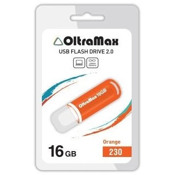 USB Flash накопитель OltraMax 230 8 ГБ, черный детальное изображение - 2