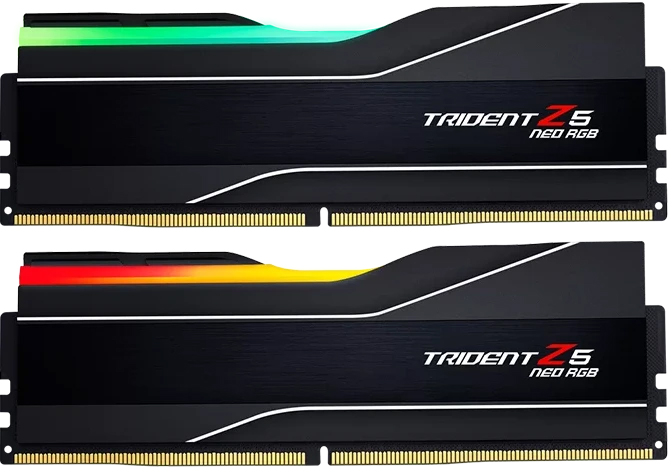 Оперативная память G.Skill Trident Z5 Neo RGB DDR5 6000MHz, F5-6000J3038F16GX2-TZ5NR, 2x16 Гб KIT, 32 Гб детальное изображение - 1