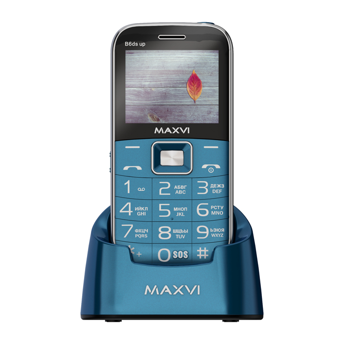 Мобильный телефон MAXVI B6ds up, 32 Мб, Синий, Dual mini-SIM детальное изображение - 5
