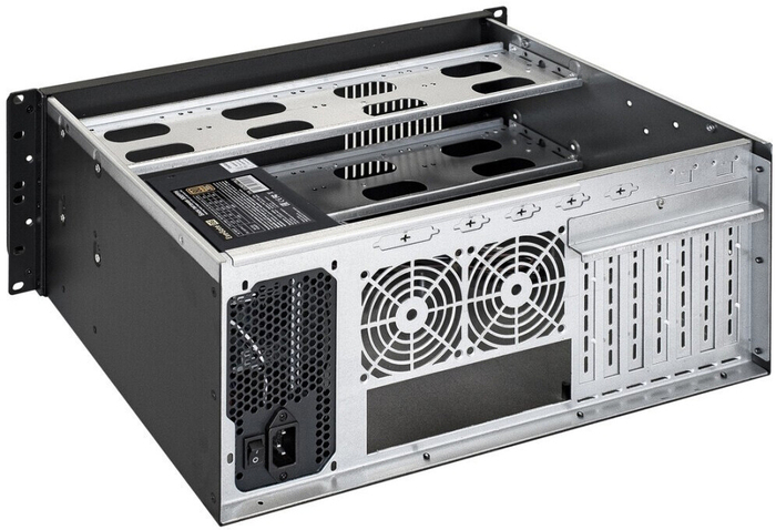 Серверный корпус ExeGate Pro 4U300-08/500PPH-SE, 500 Вт, Черный №2