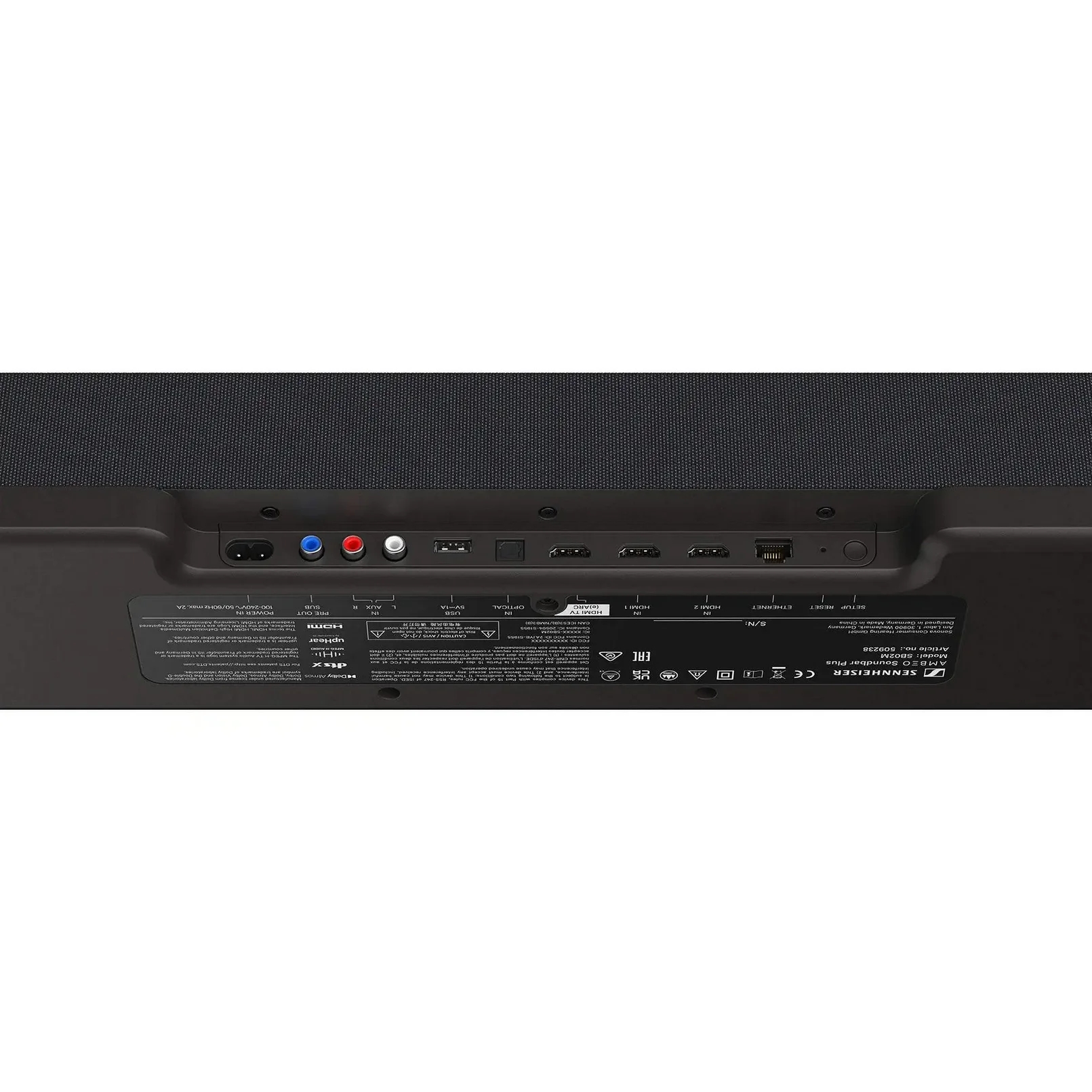 Саундбар Sennheiser AMBEO Soundbar Plus, Черный детальное изображение - 5