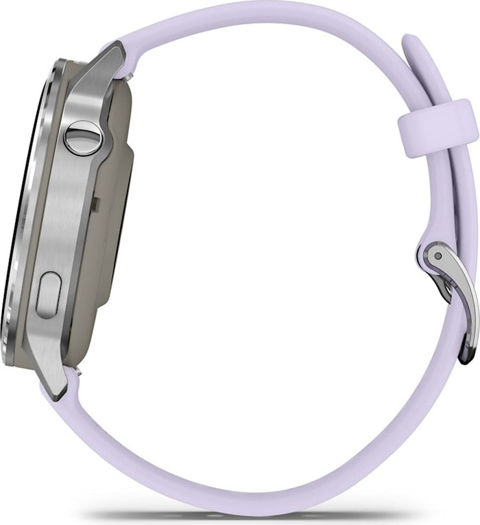 Смарт-часы Garmin Venu 4 41 мм, Серебряный с сиренево-голубым ремешком №6