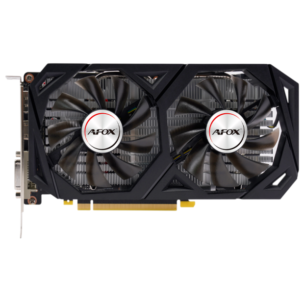 Видеокарта AFOX NVIDIA GeForce GTX 1660 Ti, AF1660TI-6144D6H7-V4, 6 ГБ, Черный детальное изображение - 1