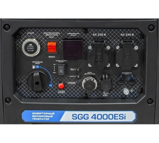 Генератор бензиновый ТСС SGG 4000ESi 060049, 3.5 кВт, Синий детальное изображение - 10
