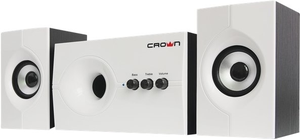 Компьютерные колонки Crown CMS-350, Белый детальное изображение - 1