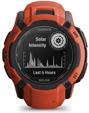Смарт-часы Garmin Instinct 2X Solar, Красный детальное изображение - 2