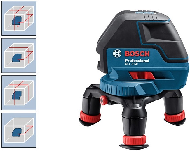 Лазерный нивелир Bosch GLL 3-50 Professional 0601063800 детальное изображение - 3