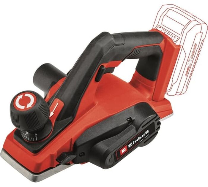 Электрический рубанок Einhell PXC TE-PL 18/82 Li-Solo 4345400, 18 Вт,  Красный №5