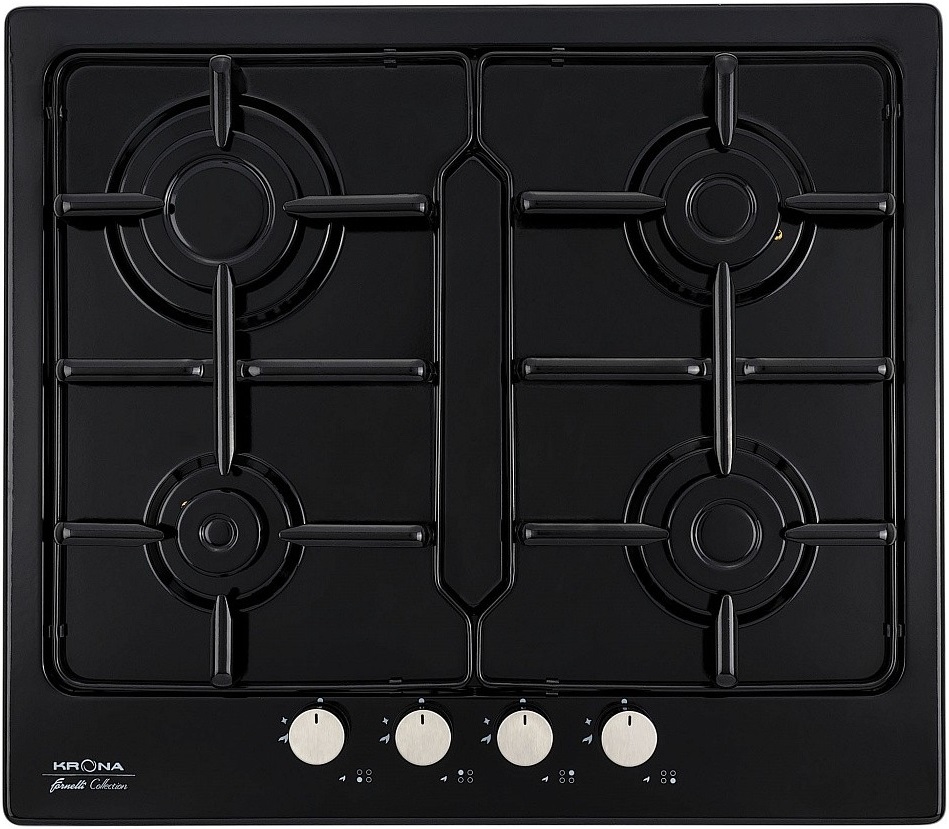 Варочная поверхность Krona ORTICA 60 BL, Черный детальное изображение - 2