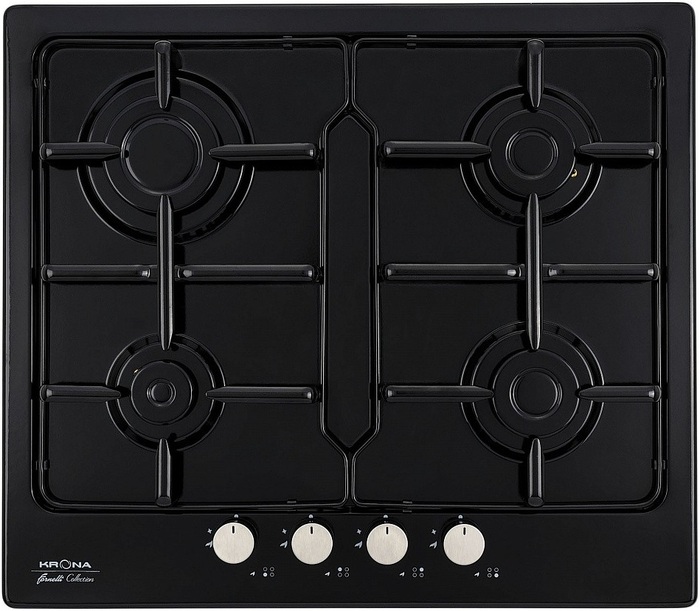 Варочная поверхность Krona ORTICA 60 BL, Черный №2