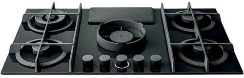 Газовая варочная панель Elica NikolaTesla Flame BL/F/88, Черный детальное изображение - 1