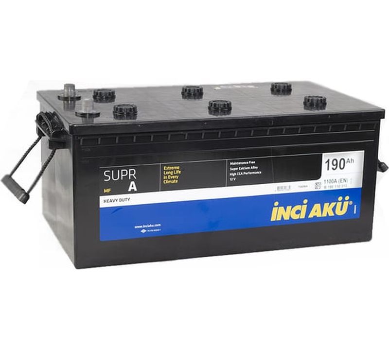 Аккумулятор INCI AKU Supr A HD 190 euro без борта, Обратная Поляроность, 462585, 190 А·ч детальное изображение - 1