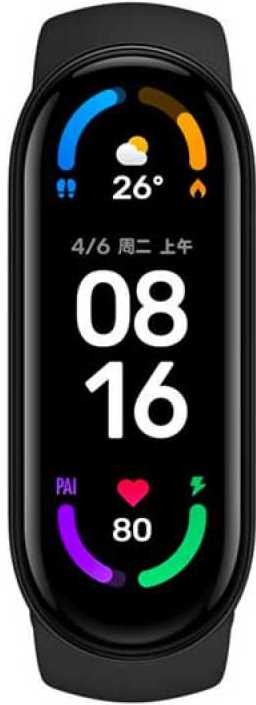Фитнес-браслет Xiaomi Mi Band 6, Черный детальное изображение - 4