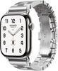 Смарт-часы Apple Watch Hermes Series 10 42 мм, Silver Titanium Case with Satine Grand H, Серебристый вариант - 1