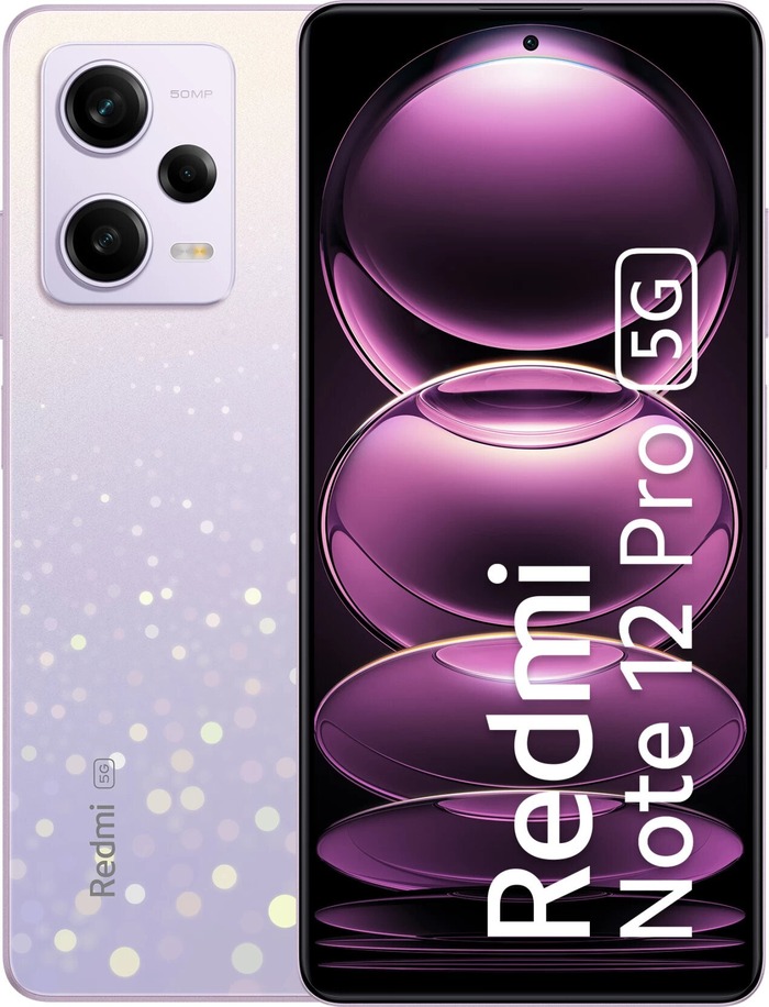 Смартфон Xiaomi Redmi Note 12 Pro 5G 256 ГБ Global, Фиолетовый, Dual nano SIM №1