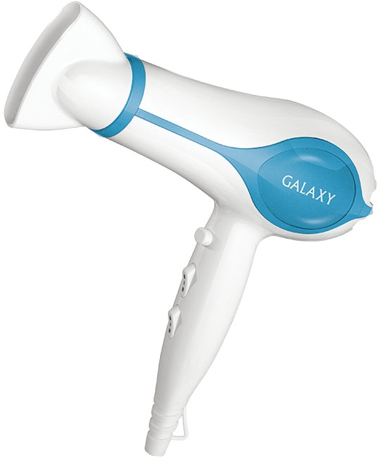 Фен Galaxy GL4327, Белый/Голубой детальное изображение - 1