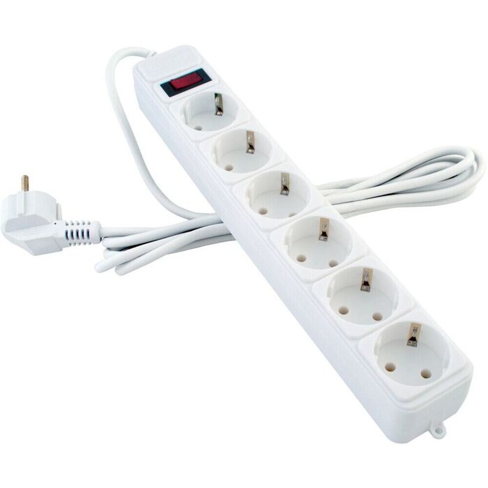 Сетевой фильтр ЭРА SFU-5es-2m-B, 2 м, Черный №2