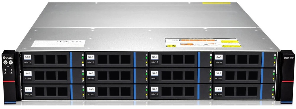 Серверный корпус Gooxi ST201-S12REJ, 550 Вт, Черный детальное изображение - 1