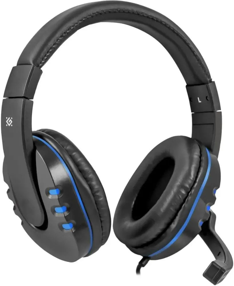 Проводные наушники Defender Warhead G-160, Синий детальное изображение - 4