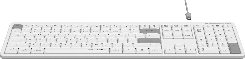 Клавиатура A4Tech Fstyler FBX55C, Белый детальное изображение - 11