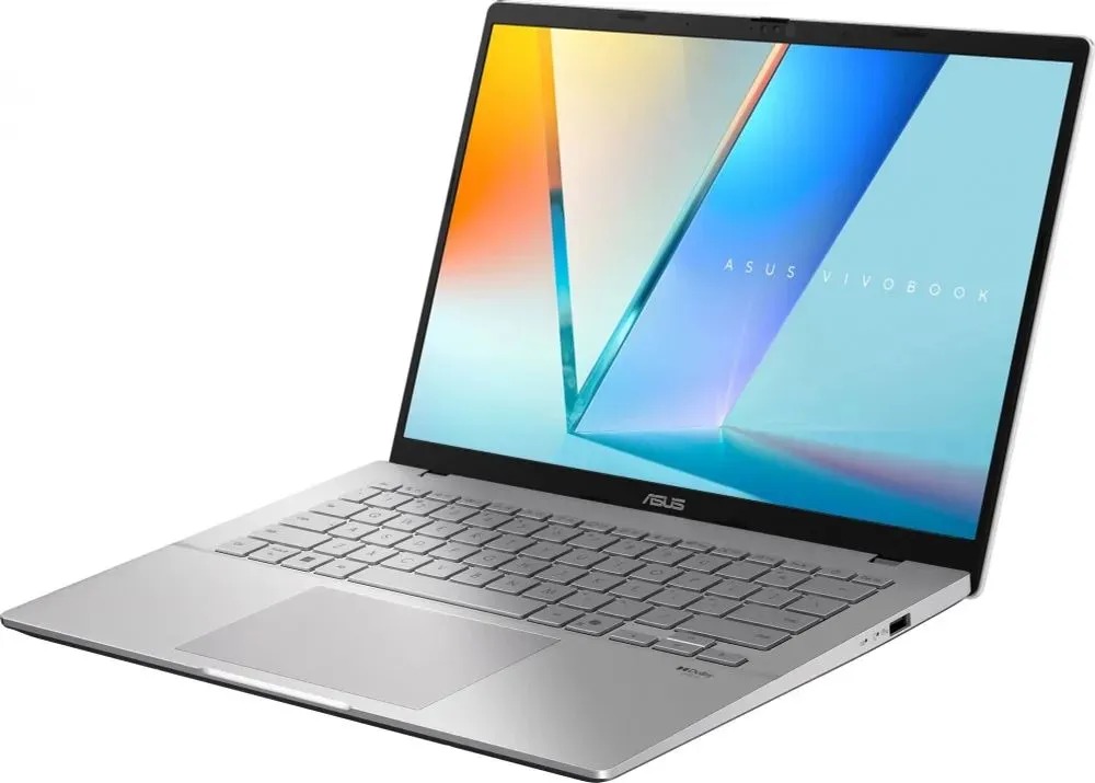 Ноутбук Asus VivoBook S14 S3407CA-LY098, Intel Core Ultra 5 225H, RAM 16 ГБ, Серебряный, SSD 512 ГБ, Intel ARC Graphics, без ОС детальное изображение - 3