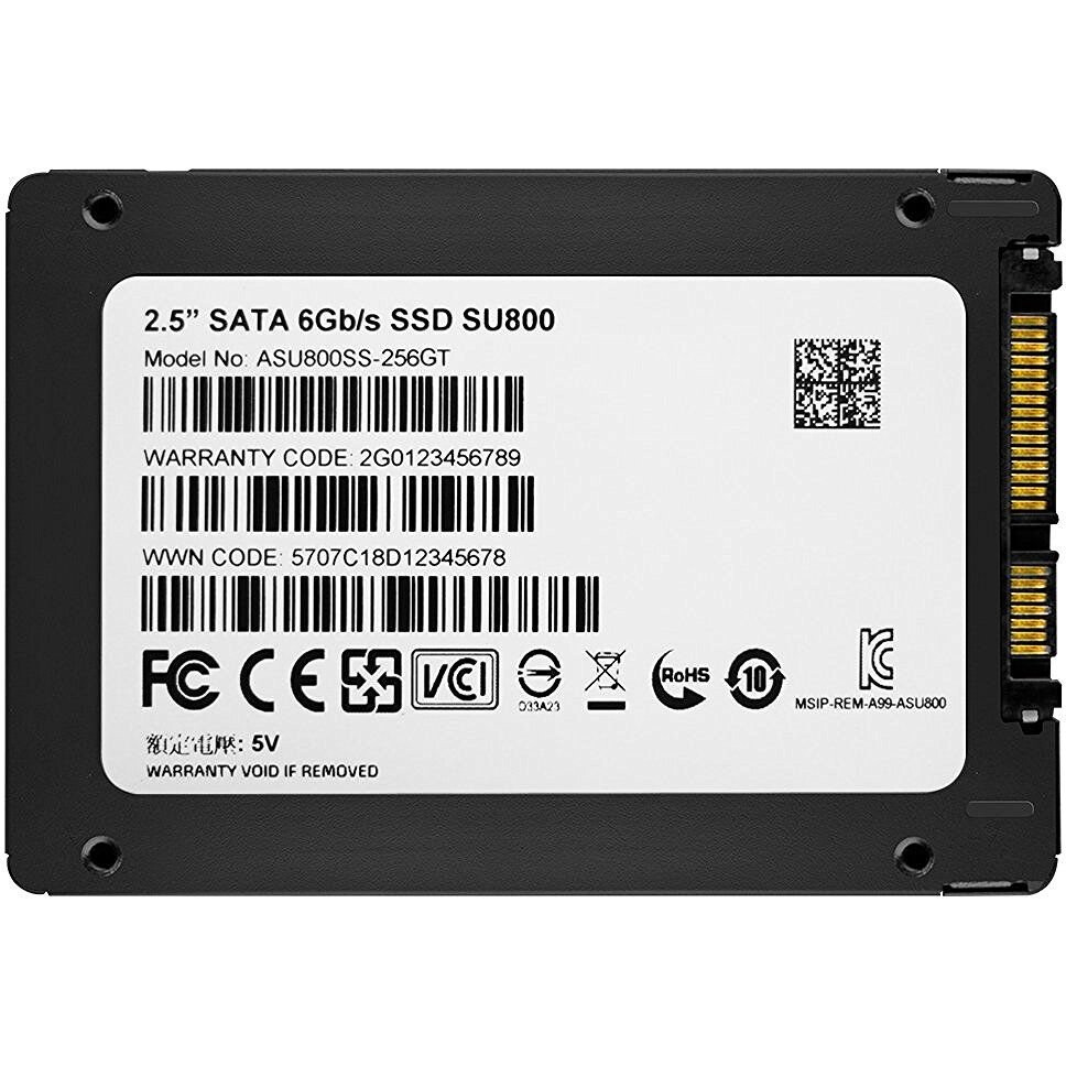 Накопитель SSD ADATA SU800 ASU800SS-256GT-C, 256 Гб детальное изображение - 3