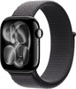 Умные часы Apple Watch Series 11 42 мм, Jet Black Aluminium Case with Dark Gray Sport Loop, GPS, Темно-серый вариант - 1