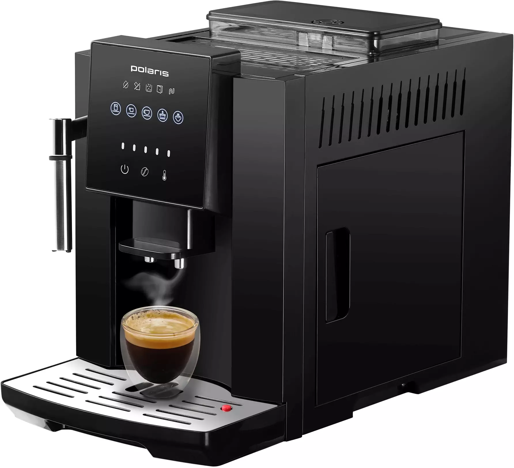 Кофемашина Polaris PACM 2041SW, Черный детальное изображение - 1
